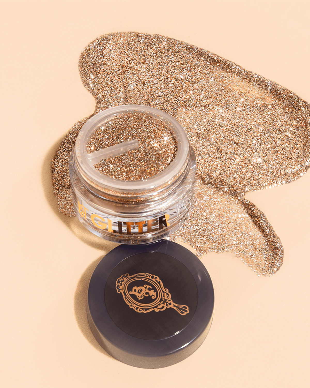 BT Glitter Golden Glass