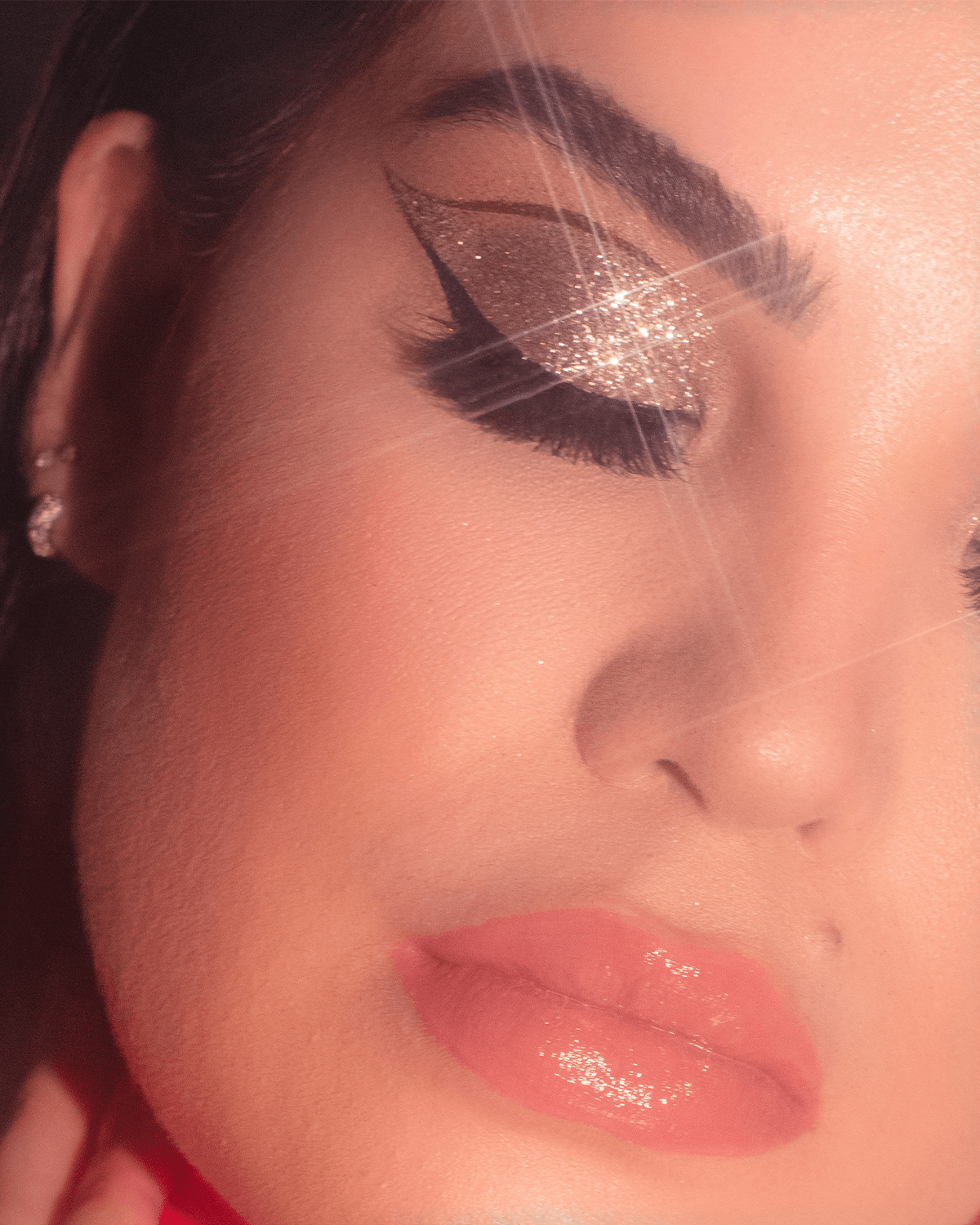 BT Glitter Golden Glass