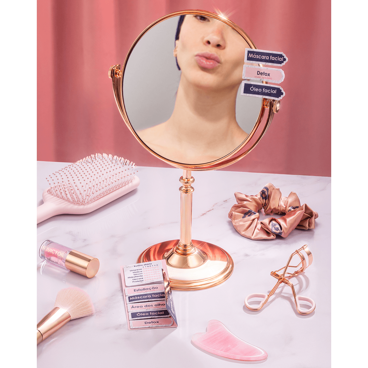 Bloco Adesivo Rotina de Skincare Bruna Tavares