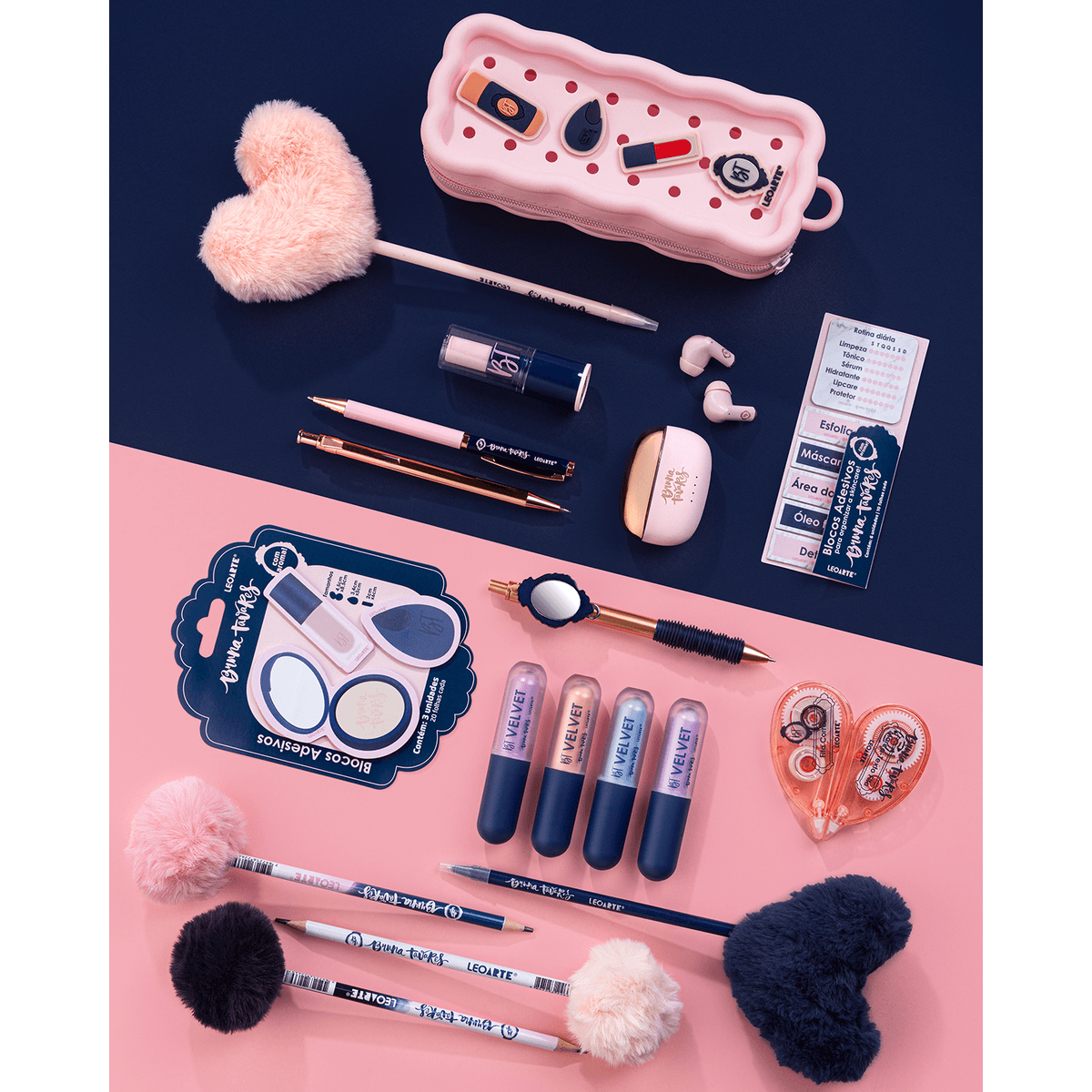 Bloco Adesivo Rotina de Skincare Bruna Tavares